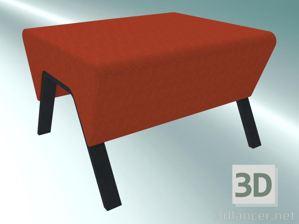 modèle 3D Banquette simple (10 bois) - preview