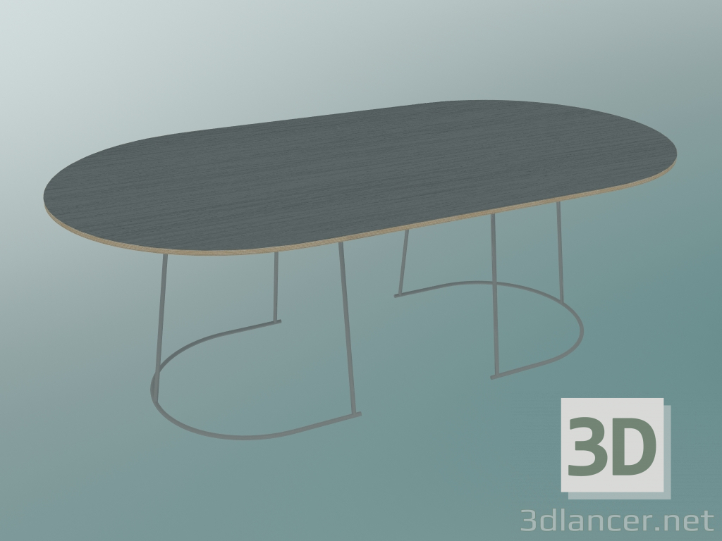 3 डी मॉडल कॉफी टेबल हवादार (बड़ा, ग्रे) - पूर्वावलोकन