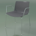 3d model Chair 0201 (4 legs, with armrests, polypropylene PO00412) - preview