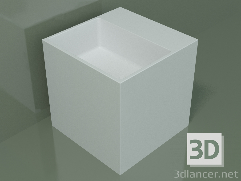 3D Modell Waschtisch (01UN12102, Gletscherweiß C01, L 36, P 36, H 36 cm) - Vorschau
