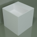 3D modeli Tezgah üstü lavabo (01UN12102, Glacier White C01, L 36, P 36, H 36 cm) - önizleme