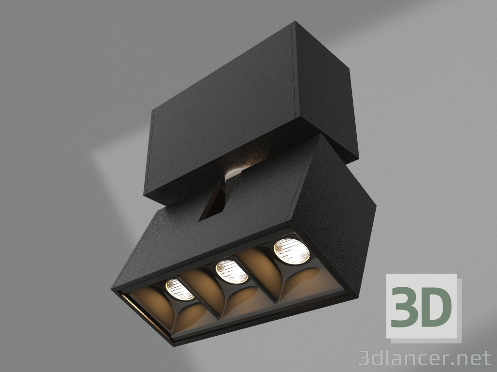 modèle 3D Lampe MAG-LASER-FOLD-45-S84-3W Warm3000 (BK, 15 degrés, 24V) - preview