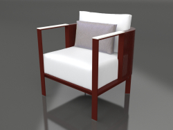 Club chair (Wine red)