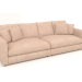 3d model 3-seater sofa Sense (Nature Soft) - preview