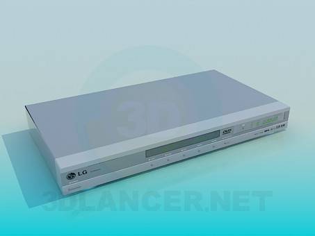 3d model DVD LG - preview 3d model DVD LG - preview