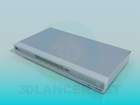 3d model DVD LG - preview 3d model DVD LG - preview
