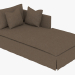 modello 3D Couch WALTEROM CHAISE RAF (7842.1302.A008) - anteprima
