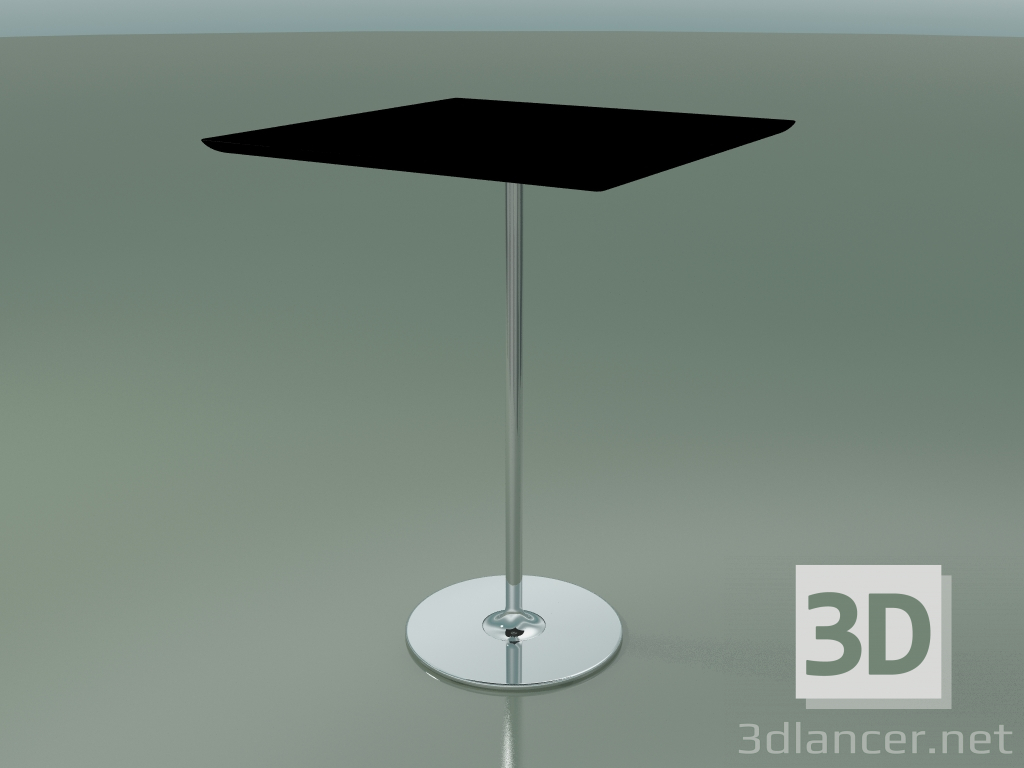 3D Modell Quadratischer Tisch 0646 (H 105 - 79 x 79 cm, F02, CRO) - Vorschau