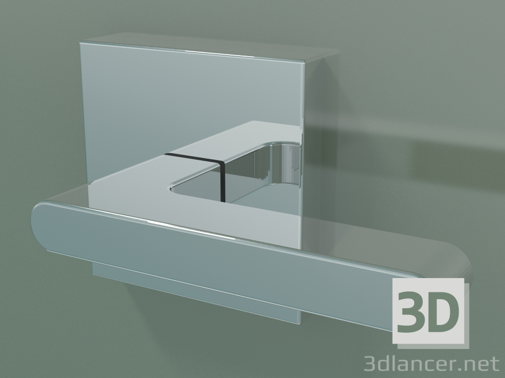 modello 3D Valvola per installazione ad incasso destra (36310716-00) - anteprima