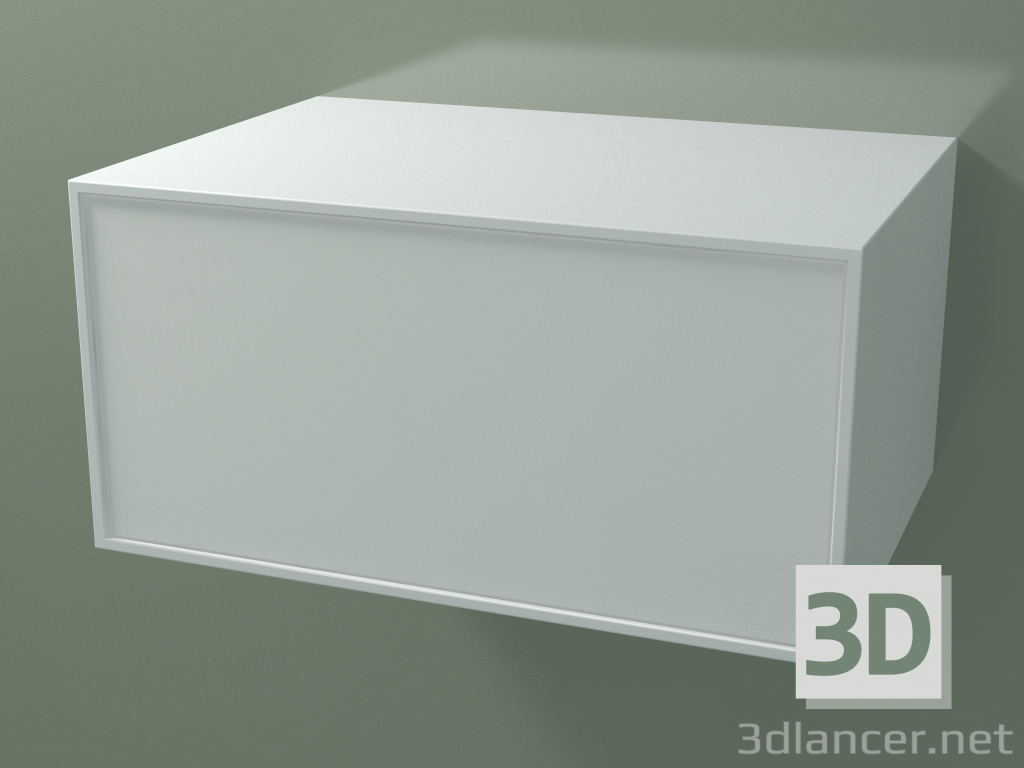 modello 3D Scatola (8AUСВВ01, Glacier White C01, HPL P01, L 72, P 50, H 36 cm) - anteprima