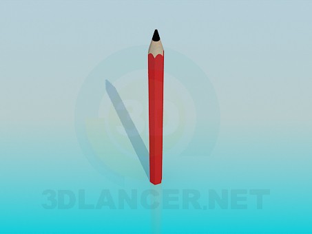 modelo 3D Lápiz - escuchar modelo 3D Lápiz - escuchar