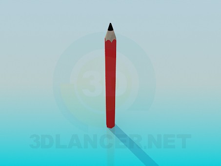 modelo 3D Lápiz - escuchar modelo 3D Lápiz - escuchar