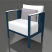 3d модель Клубное кресло (Grey blue) – превью