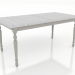 3d model Dining table 1600x800 mm (folded, RAL 7044, white RAL 9010) - preview