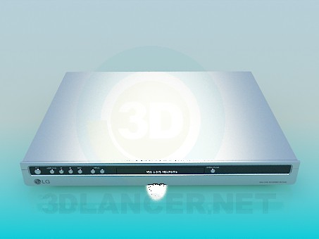 3d model DVD LG - preview 3d model DVD LG - preview