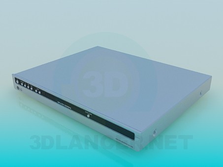 3d model DVD LG - preview 3d model DVD LG - preview
