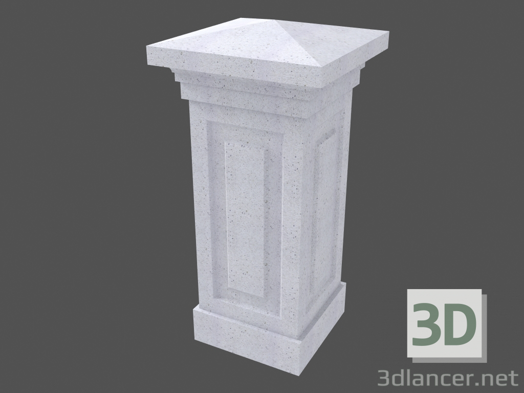 modello 3D Pillar (B70FSB) - anteprima