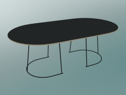 Table basse Airy (Large, Noir)