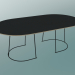 3 डी मॉडल कॉफी टेबल हवादार (बड़ा, काला) - पूर्वावलोकन