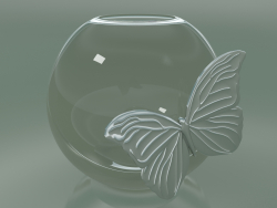Borboleta da ilusão do vaso (H 22cm, D 25cm)
