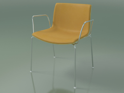 Stuhl 2040 (4 Beine, mit Armlehnen, mit Frontverkleidung, Polypropylen PO00415)