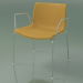 Modelo 3d Cadeira 2040 (4 pés, com braços, com acabamento frontal, em polipropileno PO00415) - preview