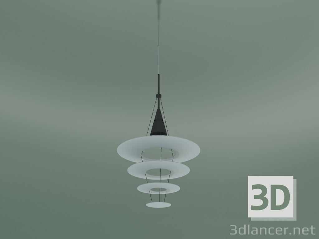 modello 3D Lampada a sospensione ENIGMA 425 PENDANT (GU10, ALU, W-LED LAMP) - anteprima