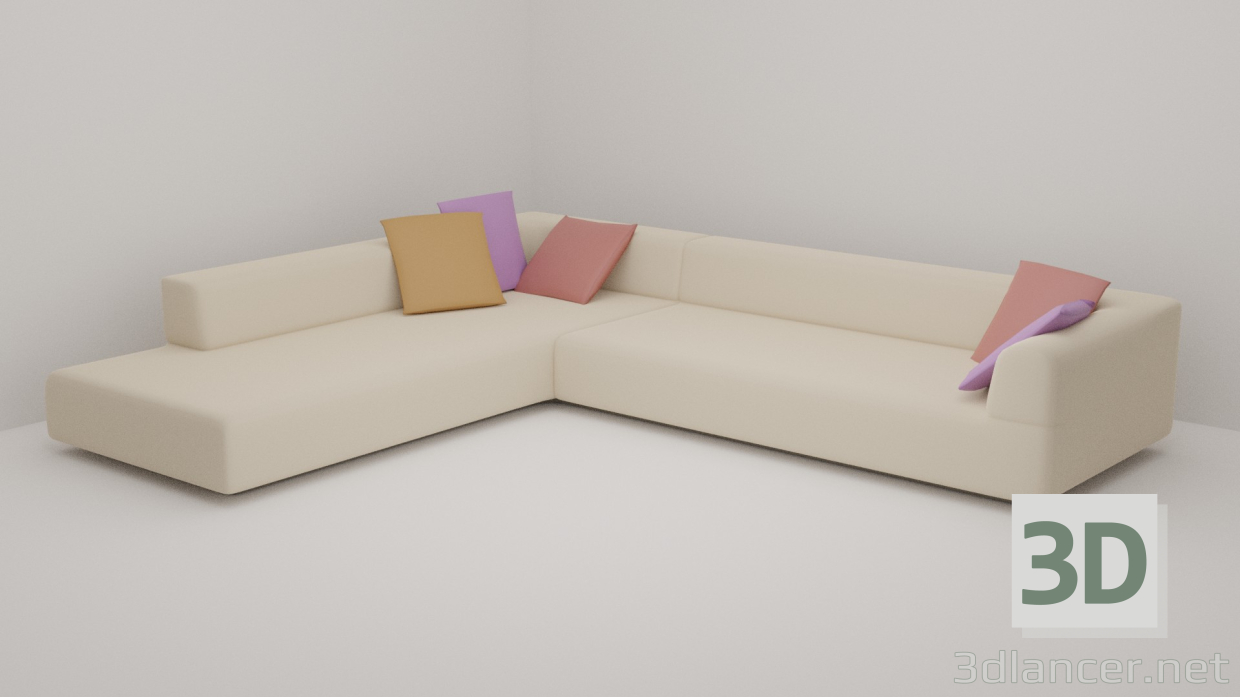 3D Modell Sofa - Vorschau