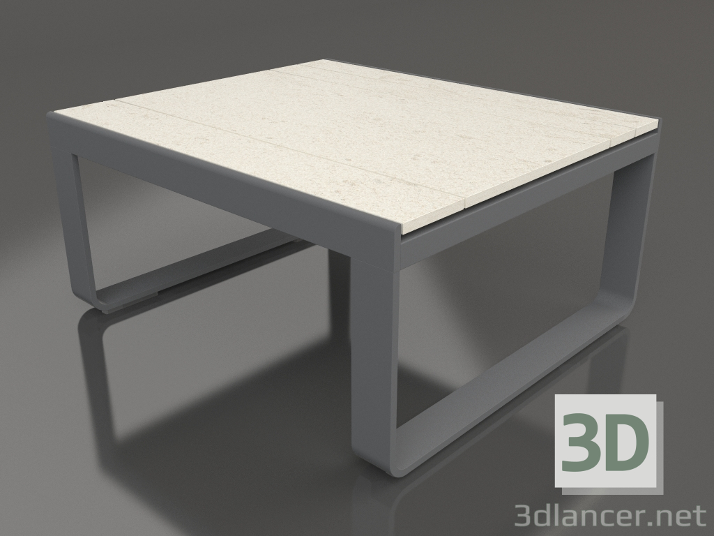 3D Modell Clubtisch 80 (DEKTON Danae, Anthrazit) - Vorschau