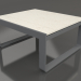 3D modeli Kulüp masası 80 (DEKTON Danae, Antrasit) - önizleme