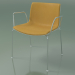 3d model Chair 2040 (4 legs, with armrests, with front trim, polypropylene PO00401) - preview