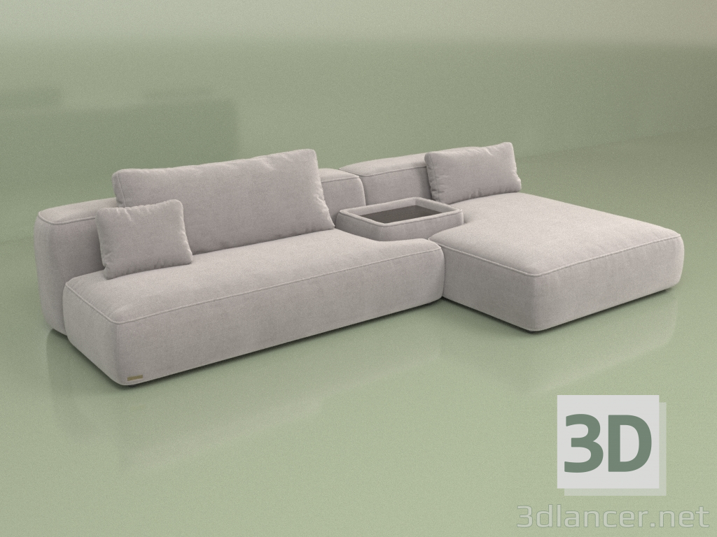 modello 3D Divano Thassos (Set 01) - anteprima