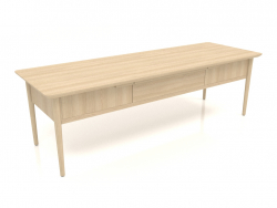 कॉफी टेबल जेटी 012 (1660x565x500, लकड़ी सफेद)