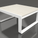 modèle 3D Table club 80 (DEKTON Danae, Blanc) - preview