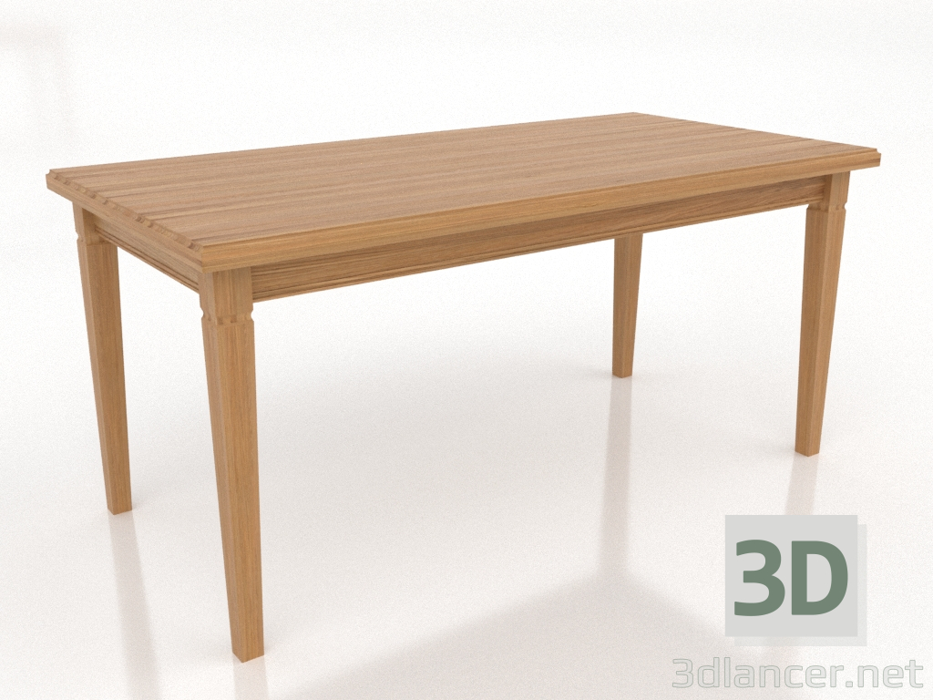 modèle 3D Table à manger 1600x800 mm (chêne naturel) - preview modèle 3D Table à manger 1600x800 mm (chêne naturel) - preview
