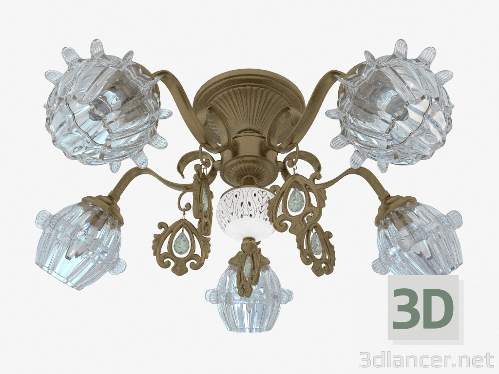 modello 3D Lampadario Folla (2887 5C) - anteprima