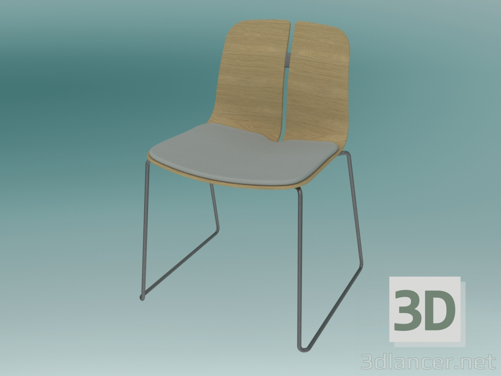 3 डी मॉडल कुर्सी स्टैक करने योग्य लिंक (S124Р) - पूर्वावलोकन