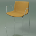 3d model Chair 2040 (4 legs, with armrests, with front trim, polypropylene PO00404) - preview