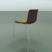 3d model Chair 2040 (4 legs, with armrests, with front trim, polypropylene PO00404) - preview
