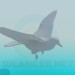 3d model Flying Pigeon - preview