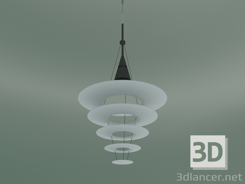modèle 3D Lampe à suspension ENIGMA 545 PENDANT (GU10, ALU, W-LED LAMP) - preview