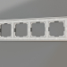 3D Modell Rahmen für 4 Pfosten Palacio Gracia (chrom-weiß) - Vorschau