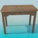 3d model Wooden table - preview