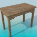 3d модель Деревянный стол – превью