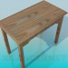 3d модель Дерев'яний стіл – превью