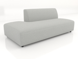 Sofa module 1 seater (L) 120 extended to the left