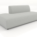 3d model Sofa module 1 seater (L) 120 extended to the left - preview