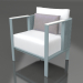 3d модель Клубное кресло (Blue grey) – превью