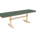 3d model Dining table Gaspard 240 (Linoleum Green) - preview