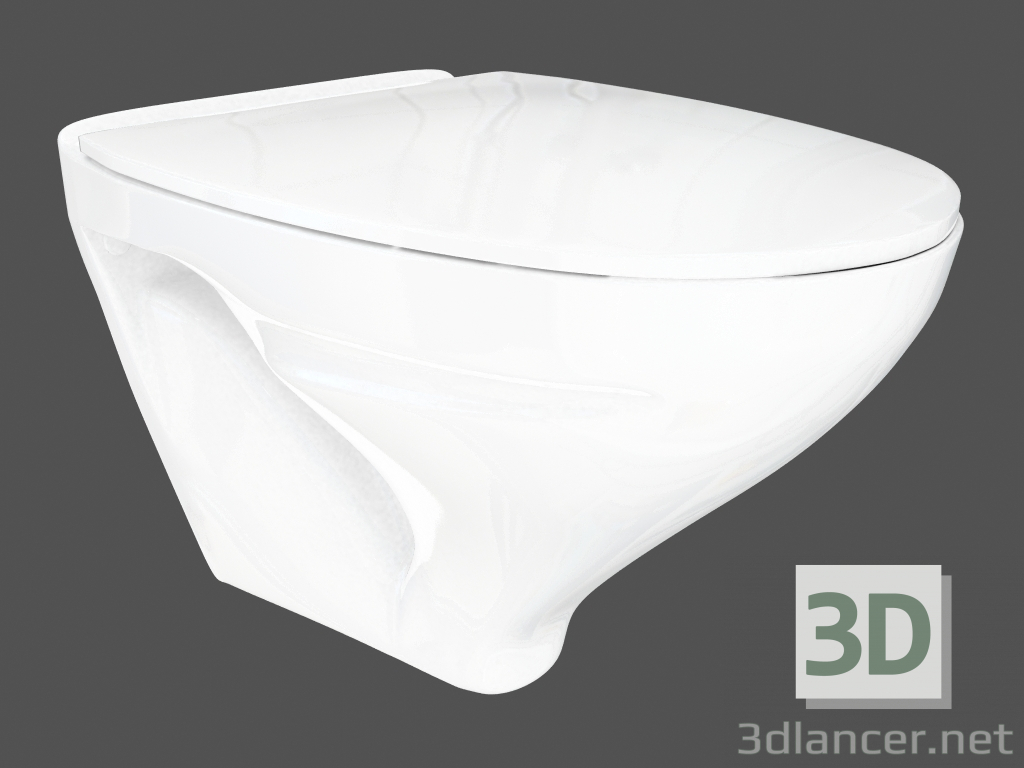3 डी मॉडल शौचालय कटोरा साइन (K23104) - पूर्वावलोकन